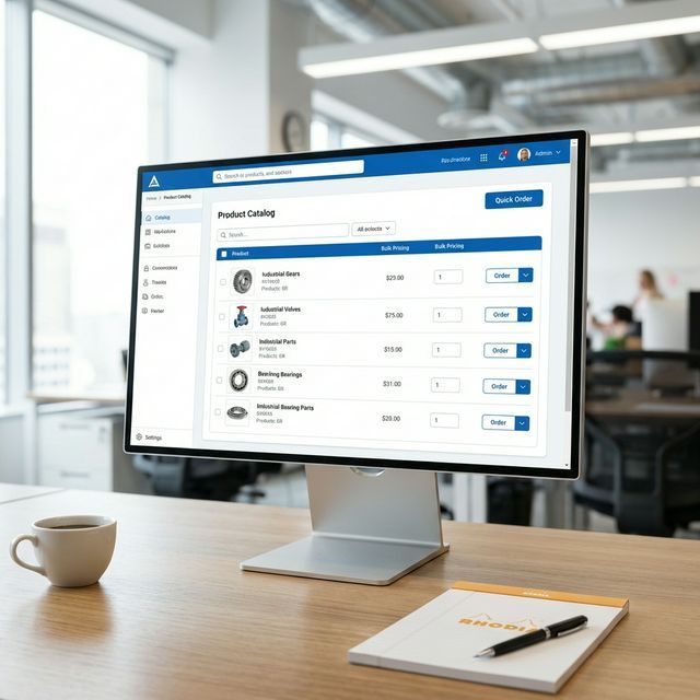 Konzept: B2B Bestellplattform